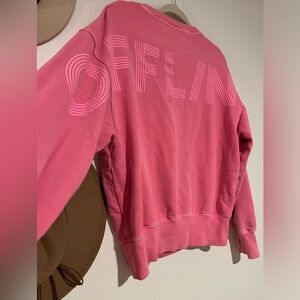 NWOT Aerie Throwback Oversized Fleece Crew